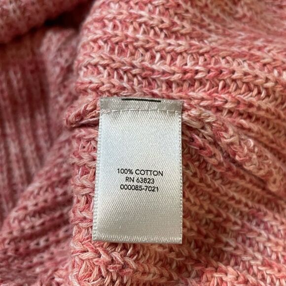 Christopher & Banks Sideway Cable Pink Boatneck Pullover Sweater S - Picture 10 of 10